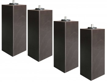 IKEA Brennäsen Beine schwarz lasiert 20cm 4Stk. 002.996.89