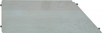IKEA Niklas Eck-Regalboden 120x39,5cm in Birke inkl. Halter IKEA Niklas Eck-Regalboden 120x39,5cm in Birke inkl. Halter