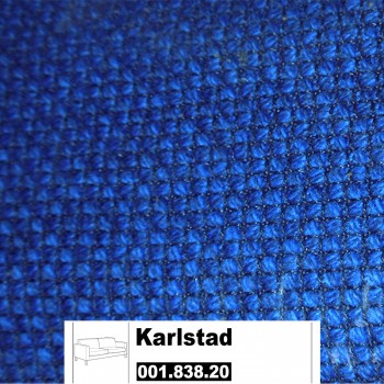 IKEA Karlstad Bezug für 3er Bettsofa in Korndal mittelblau 001.838.20 (00183820)