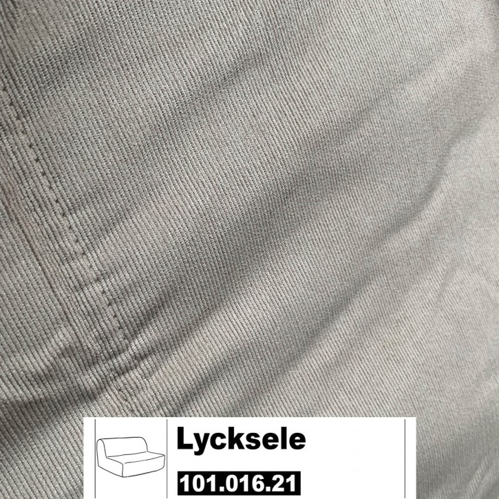 IKEA LYCKSELE Bezug für 2er Sofa in Hestra Hellbeige 101.016.21