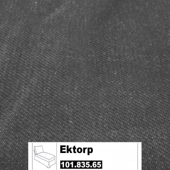 IKEA Ektorp Bezug f. Freistehende Recamiere Idemo schwarz 101.835.65 (10183565)