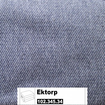 IKEA Ektorp Bezug für Hocker in Jonsboda blau jeans  102.345.34