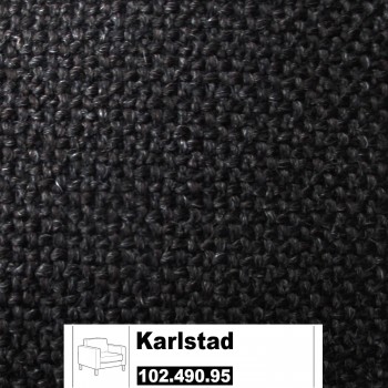 IKEA Karlstad Bezug für Sessel in Tenö schwarz 102.490.95 IKEA Karlstad Bezug für Sessel in Tenö schwarz 102.490.95