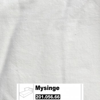 IKEA Mysinge Bezug für Recamiere in Genarp weiß 201.056.66
