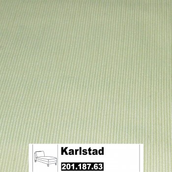 IKEA Karlstad Bezug für Recamiere (Freistehend) in Sivik hellblau 201.187.63