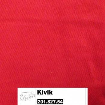 IKEA Kivik Bezug für 3er Sofa in Ingebo leuchtend rot 201.827.54