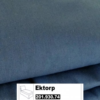IKEA Ektorp Bezug f. freistehende Récamiere in Idemo blau 201.930.74 (20193074)