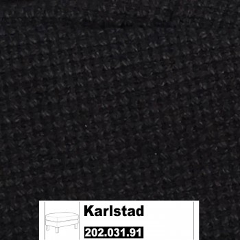 IKEA Karlstad Bezug für Hocker in Korndal dunkelgrau 202.031.91 IKEA Karlstad Bezug für Hocker in Korndal dunkelgrau 202.031.91