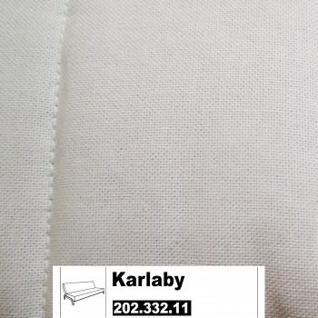 IKEA KARLABY Bezug Bettsofa Ransta weiß 202.332.11