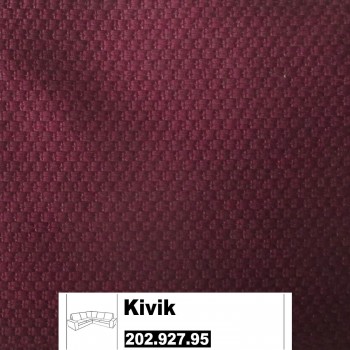 IKEA Kivik Bezug Ecksofa linke Seite Dansbo rotlila 202.927.95