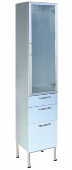 Ikea Åsnen Badezimmer Schrank hellblau 37x37x192cm Ikea Åsnen Badezimmer Schrank hellblau 37x37x192cm
