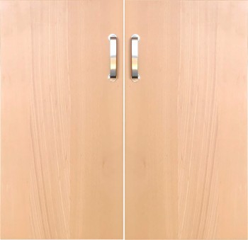 IKEA Effektiv Türen Buche inkl. Griffe VÄRDE und Scharniere 40x78cm