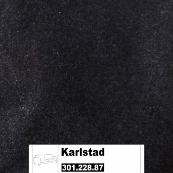 IKEA Karlstad Bezug für 3er Bettsofa in Ullevi Dunkelgrau 301.228.87 IKEA Karlstad Bezug für 3er Bettsofa in Ullevi Dunkelgrau 301.228.87