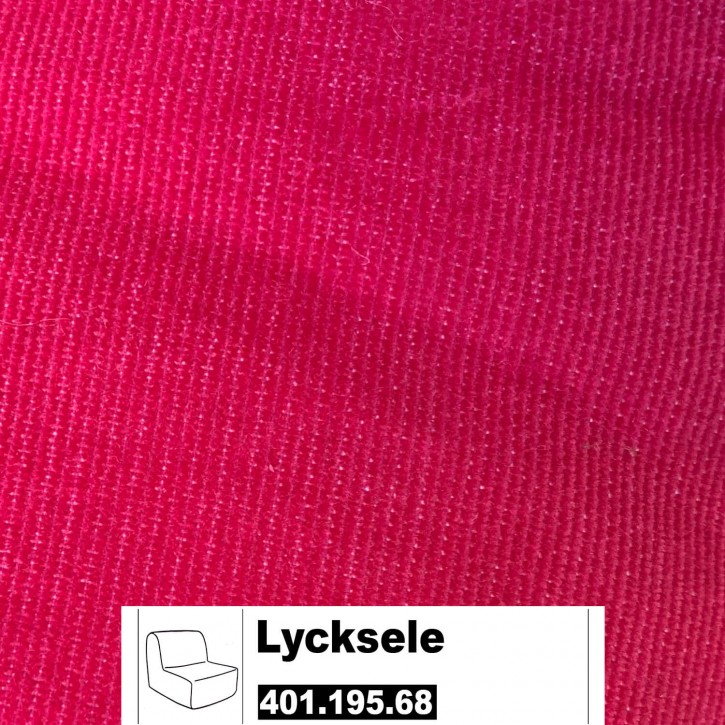IKEA LYCKSELE Bezug für 1er Sofa in Henän rosa 401.195.68
