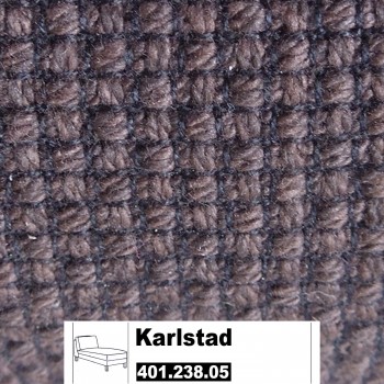 IKEA Karlstad Bezug für Recamiere (Freistehend) in Korndal braun 401.238.05