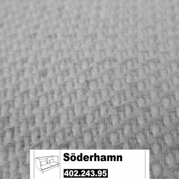 IKEA Söderhamn Bezug 3er Sitzelement Hohe Lehnen Isefall natur 402.243.95 (40224395)