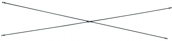 IKEA Niklas Stabilisierungskreuz 102cm in schwarz