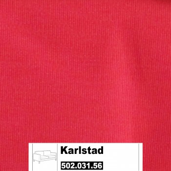 IKEA Karlstad Bezug für 2er Sofa in Sivik rosarot 502.031.56