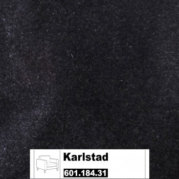 IKEA Karlstad Bezug für Sessel Groß in Ullevi Dunkelgrau 601.184.31