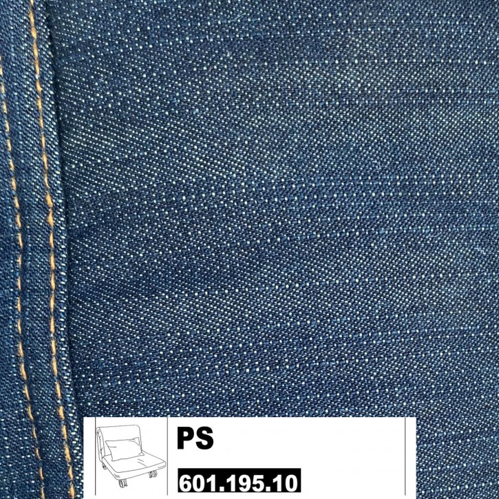 IKEA PS Bezug für Bettsessel 80x205cm in Boden dunkelblau 601.195.10