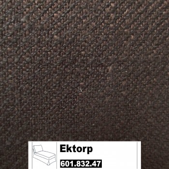 IKEA Ektorp Bezug für Freistehende Recamiere in Svanby braun 601.832.47