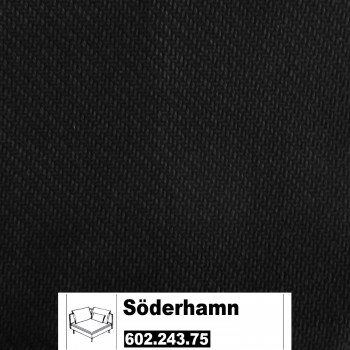 IKEA Söderhamn Bezug für Eckelement in Replösa schwarz 602.243.75 IKEA Söderhamn Bezug für Eckelement in Replösa schwarz 602.243.75