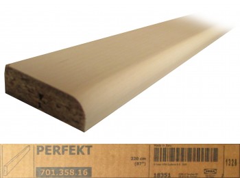 IKEA Perfekt Dekorleiste 220x6 in birkenfurnier hell 701.358.16