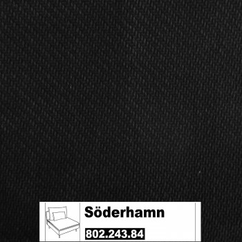 IKEA Söderhamn Bezug für Sitzelement 1 in Replösa schwarz 802.243.84 IKEA Söderhamn Bezug für Sitzelement 1 in Replösa schwarz 802.243.84