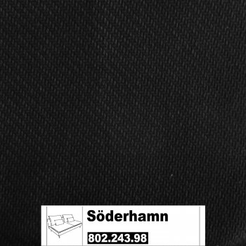 IKEA Söderhamn Bezug für 3er Sitzelement in Replösa schwarz 802.243.98 IKEA Söderhamn Bezug für 3er Sitzelement in Replösa schwarz 802.243.98