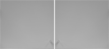 IKEA Effektiv Türen (Paar) in weiß 40x38cm inkl. Griffe & Scharniere