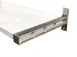 IKEA JÄRPEN Wandregal 120x28 in weiß Verbinder Konsole